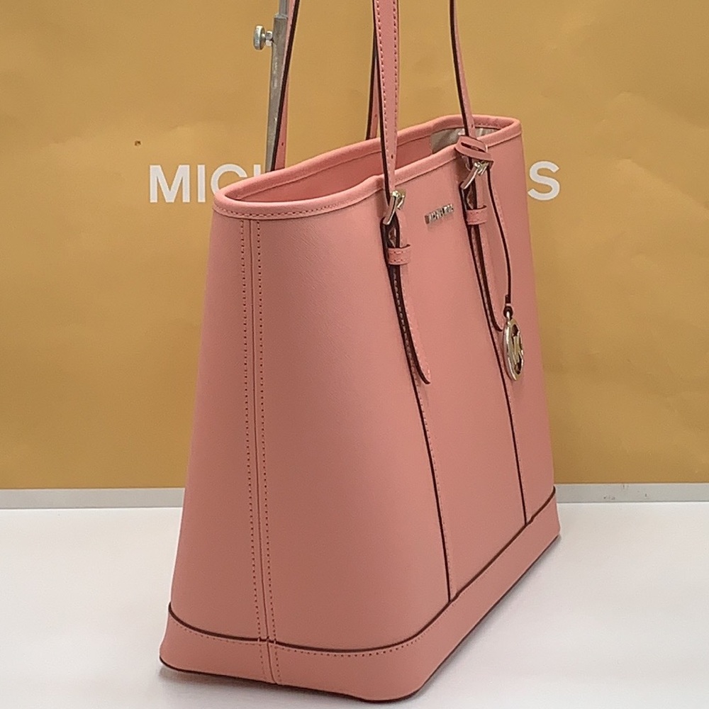 MICHAEL KORS
(NWT
Jet Set Travel Large Saffiano Leather Tote
Bag PRIMROSE COLOR - Picture 6 of 16
